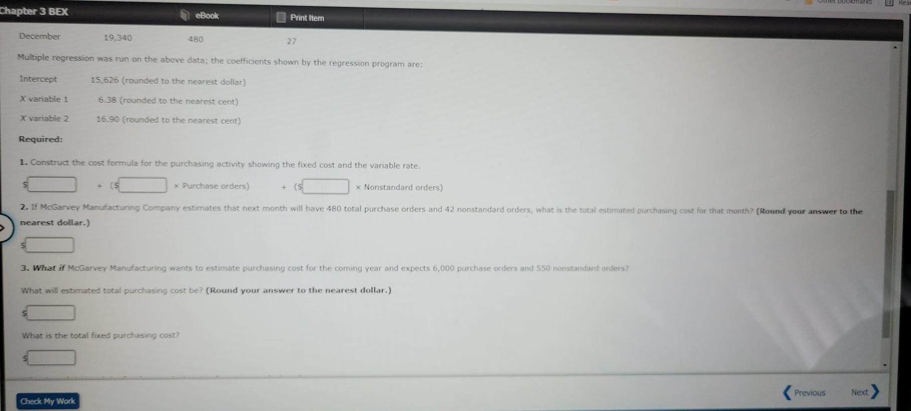 The controller for McGarvey Manufacturing Company felt that the number of purchase