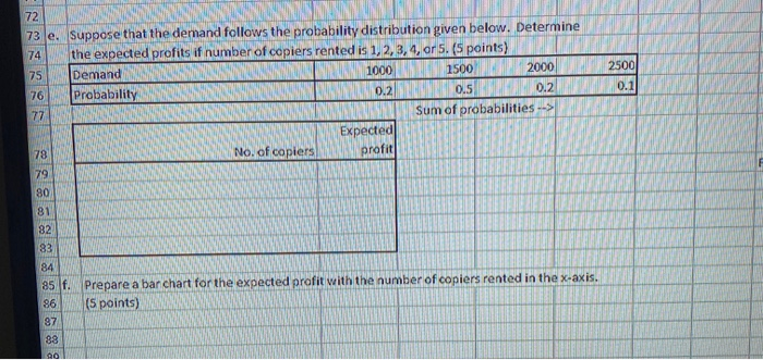 goes to the top to the bottom of the XL spreadsheet Modifications