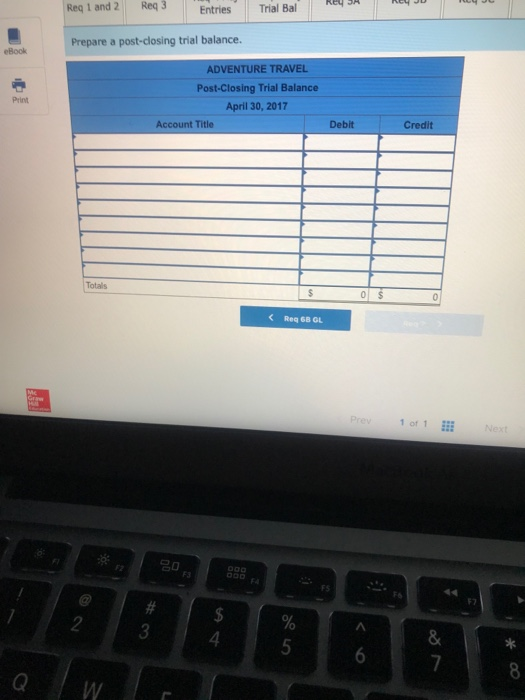 Prepare journal entries to close the temporary accounts and then post to