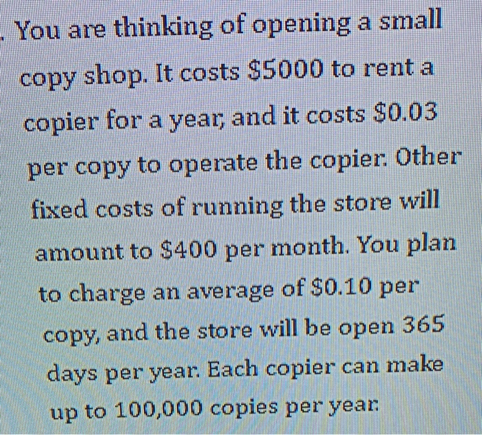 at 5 cents if the daily volume is on average below 200.