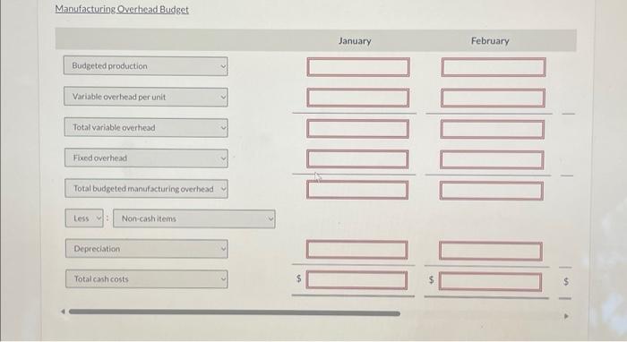 overhead Totalstandard unit cont Endinginwentory units Endinefinished goods inventory s Mary Alice