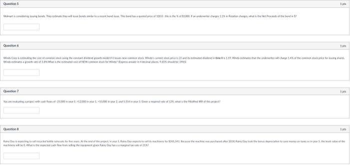  please answer 5-8 thanks! please refer to the last 2 pictures,