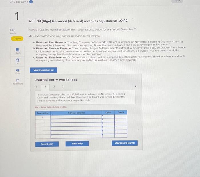 solve for 3 entries solve for 3 entries please QS 3-10 (Algo)