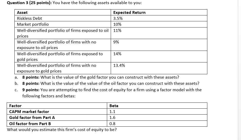  Please have a detailed solution process and ideas. Question 3 (25