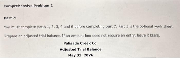 must complete parts 1,2 and 3 before attempting to complete part 4