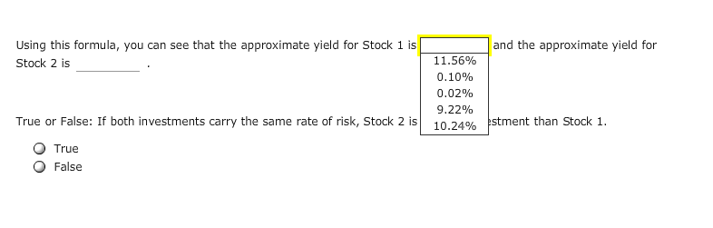 of three things: (1) average current income, (2) average capital gains, and