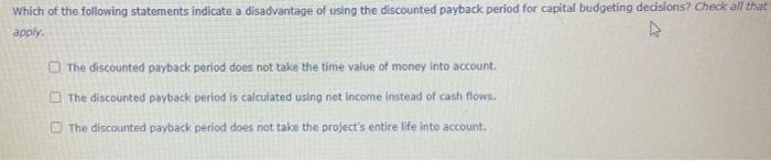 following cash inflows. She does not know the project's initial cost; however,