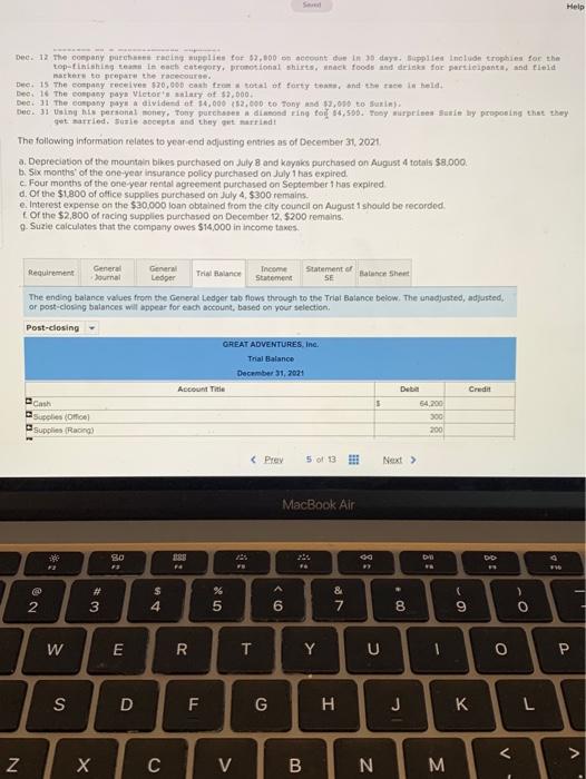 Tony and Suzie organize their new company is a corporation, Great Adventures