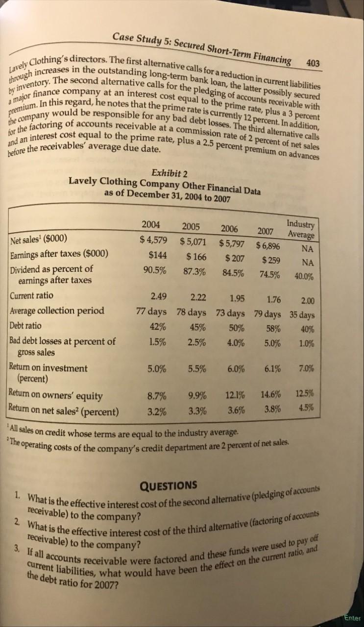 Benchmark Community Bank which stated that the loan would be de- clared