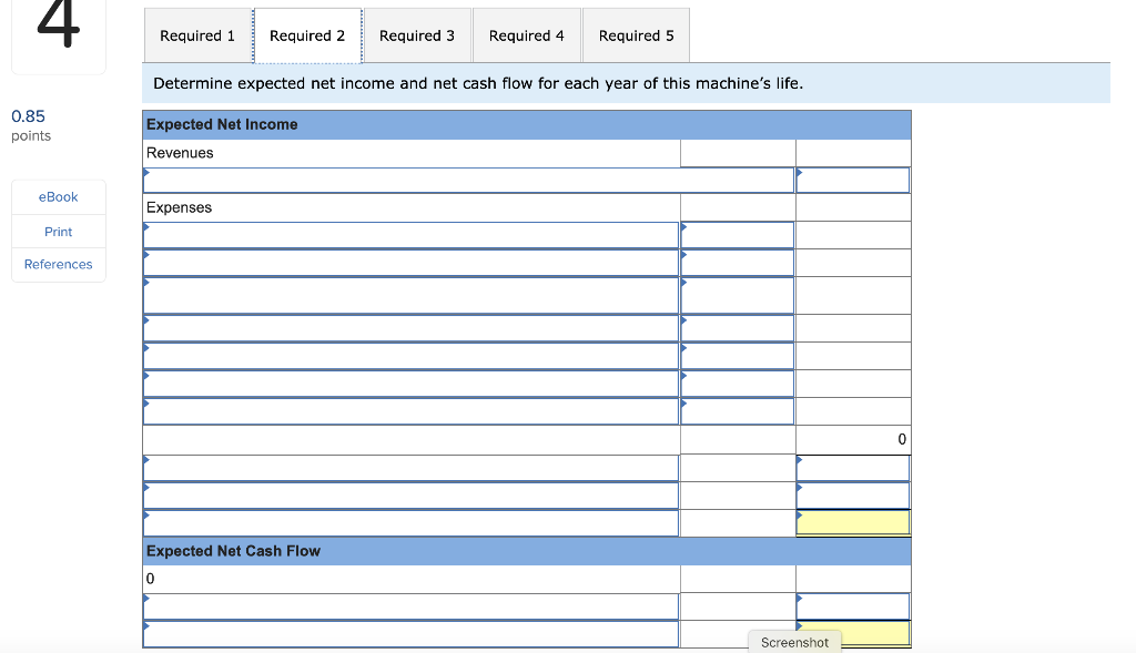 this product, the company needs to buy a new machine at a