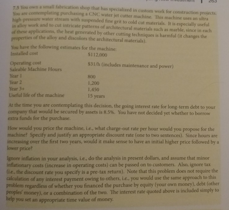 Can someone help me solve this? 2b3 You own a small