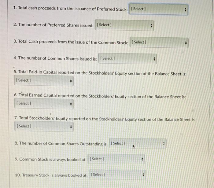 above . Partial Trial Balance Debit Credit Preferred 5% Stock, $50 Par