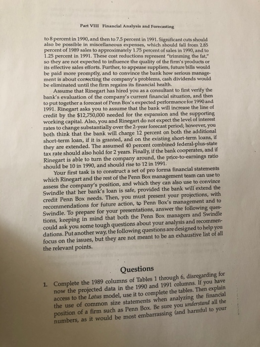 in, I believe they are possibly wrong) 37 Financial Analysis and Forecasting