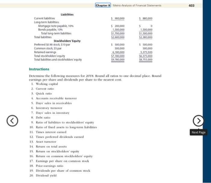 formulas right Obj. 3, 4, 5 V S. Days' sales in receivables,