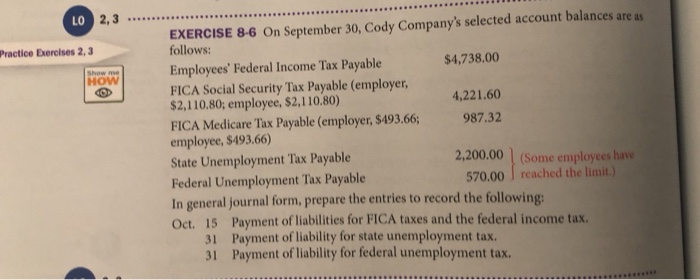  LO 2,3 *** Practice Exercises 2, 3 Show me HOW EXERCISE