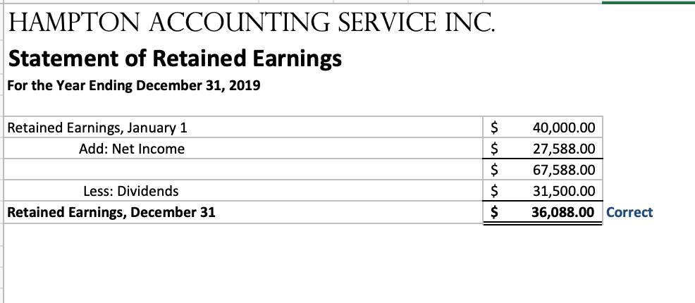 company provides accounting services and sells accounting software. To date the company