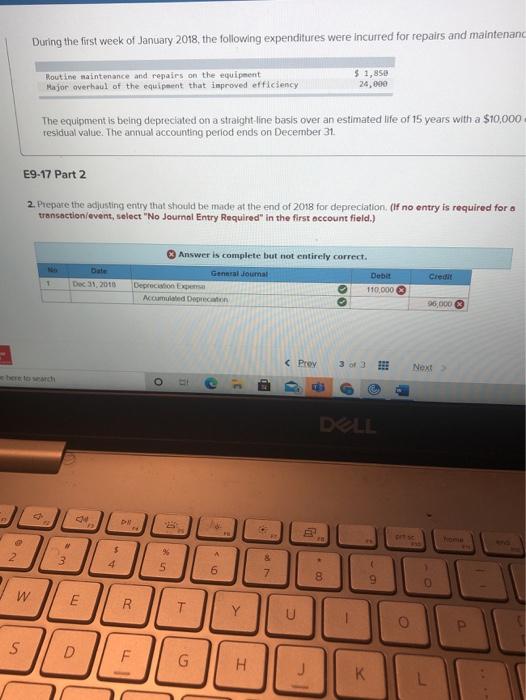 Statement Effects of a Change in [The following information applies to the