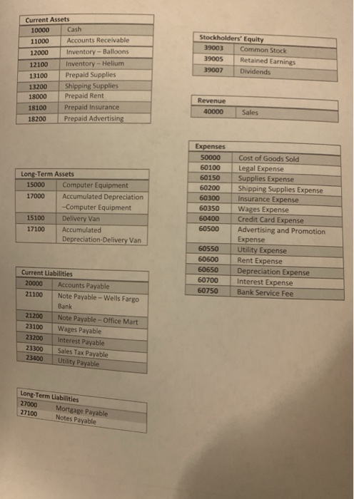 In the first part, the student will complete the journal entries by