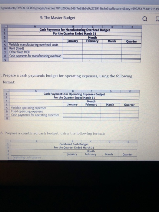 Sales for the first five months of the upcoming year are budgeted