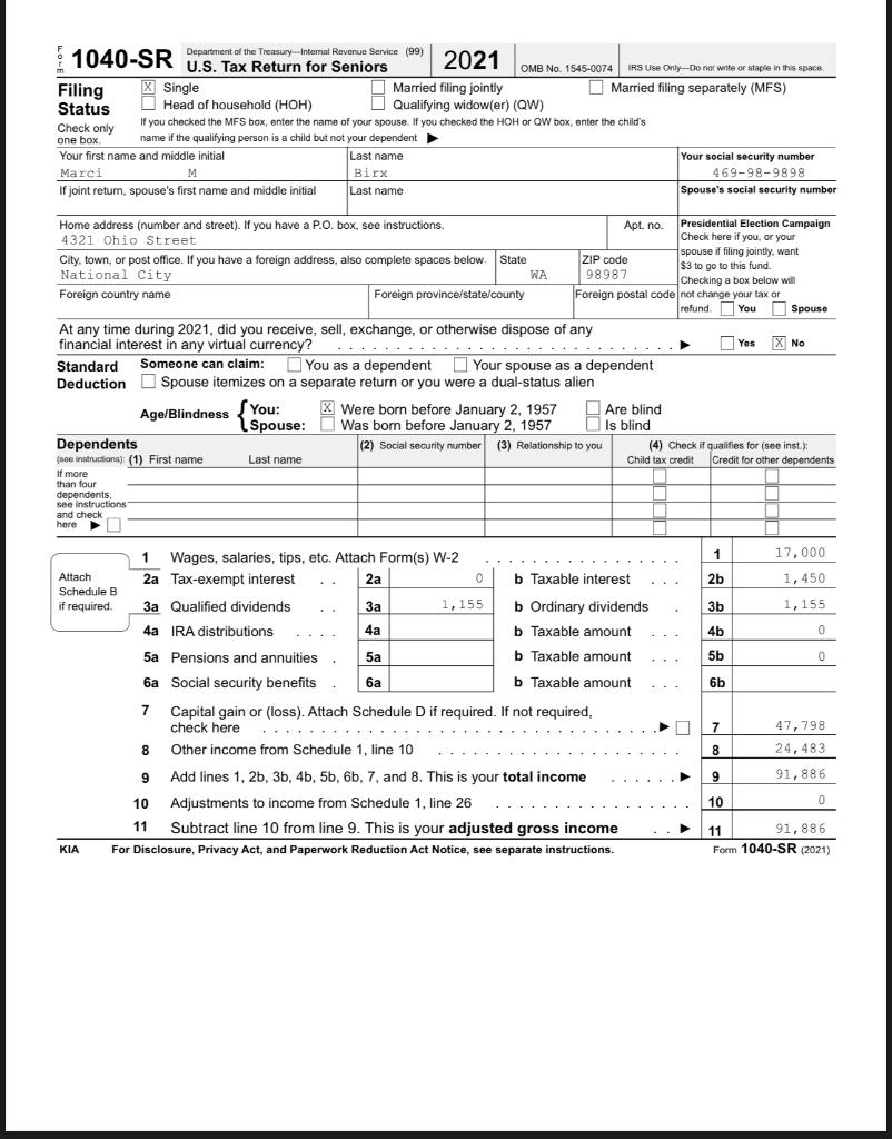 Question 1 Please note how the gain on the building goes