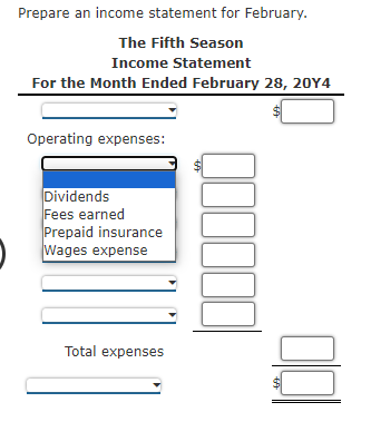 Season entered into the following transactions: a. Terry Mason invested $28,250 in