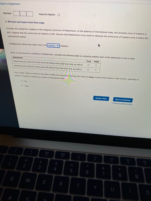  Back to Assignment Amts: Keep the Highest 13 2. Winners and