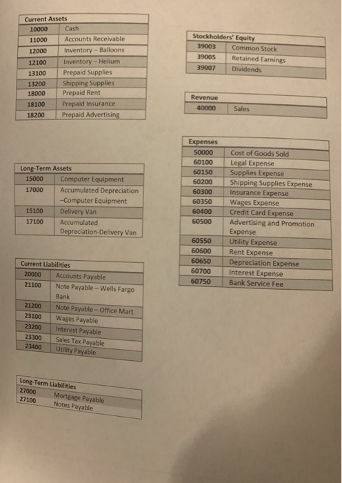 In the first part, the student will complete the journal entries by