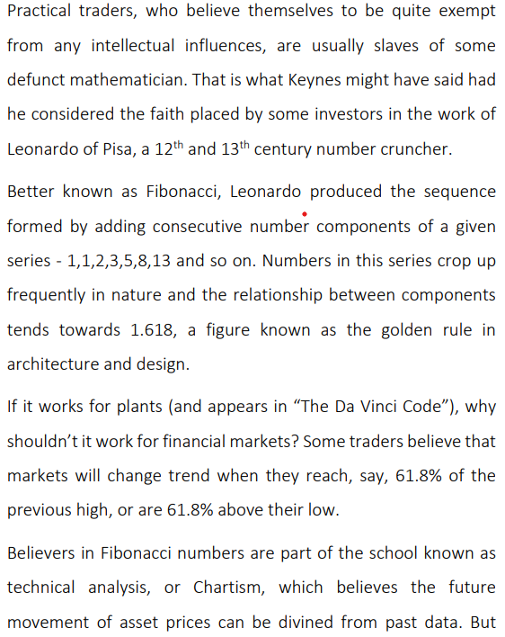CASE STUDY PLEASE ANSWER PART B CALCULATION PARTS Practical traders, who believe
