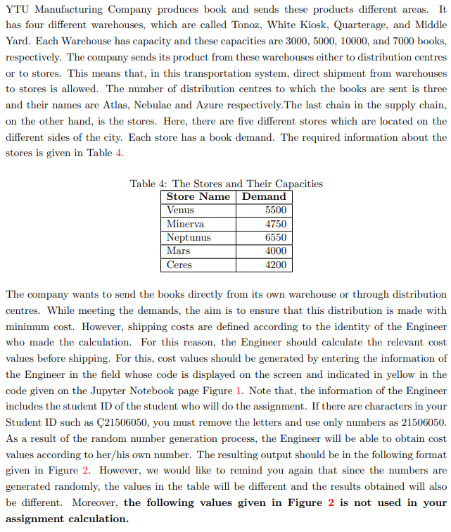  Figure 1: Shipment Cost Calculation Process Figure 2: Example of the