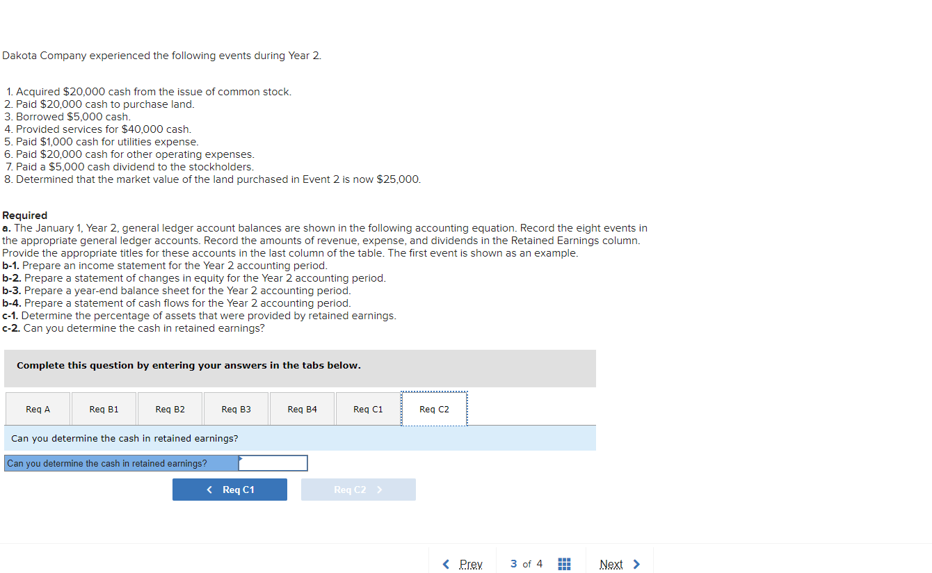 purchased in Event 2 is now $25,000. Required a. The January 1,