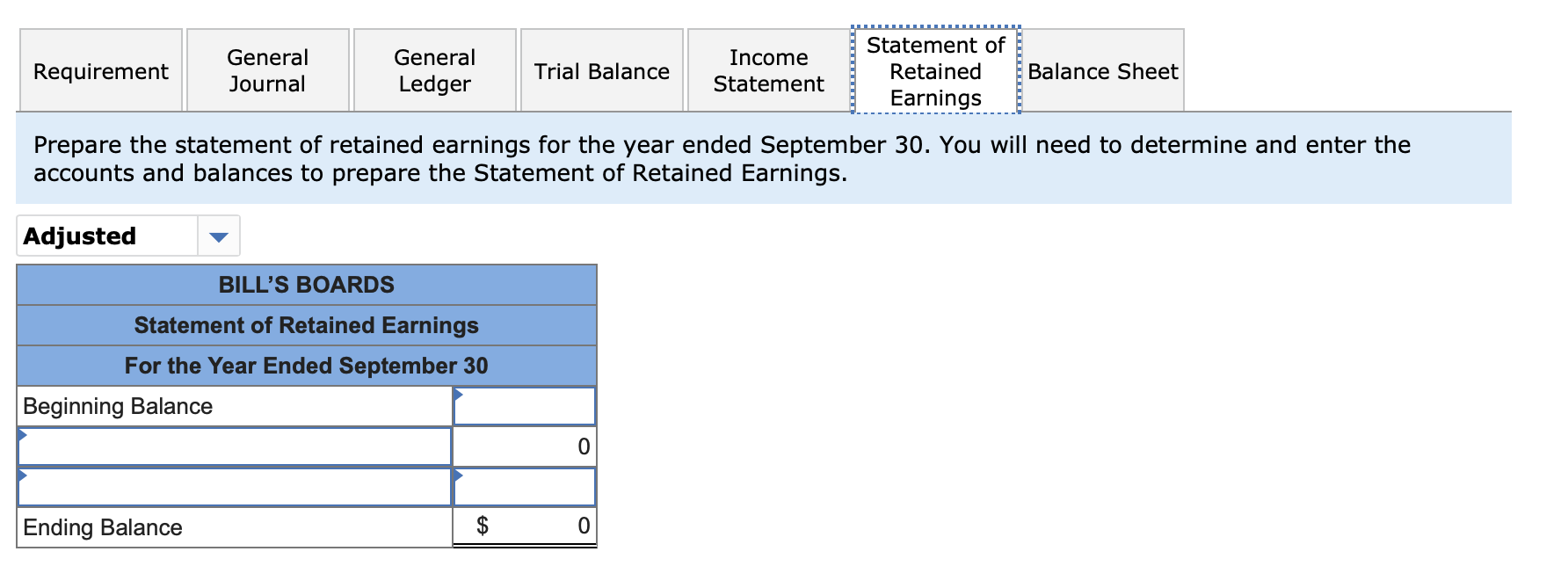 year-end. You have reviewed the balances with William and made notes shown