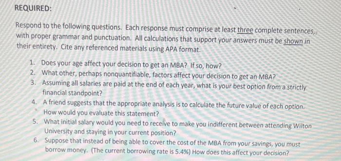 specified your current job, your goal is to become an investment banker,