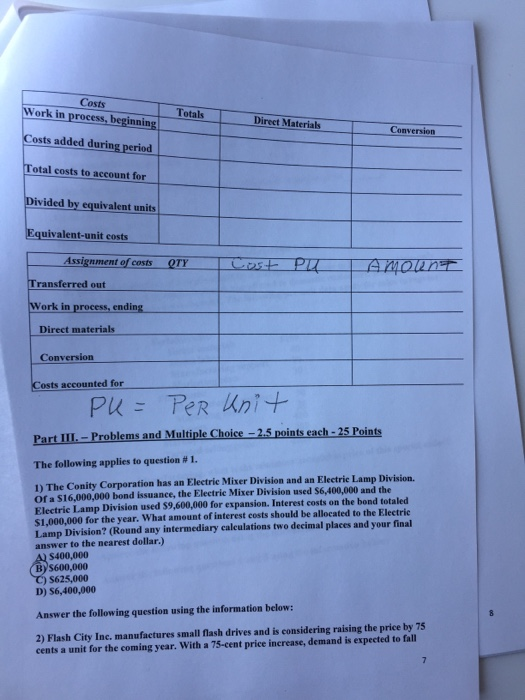 -20 Points Horngren Woolens is a manufacturer of wool cloth. The information