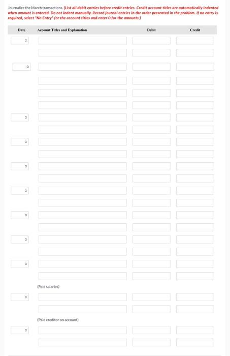 owner's equity. For example, the first answer is: Increase in assets and