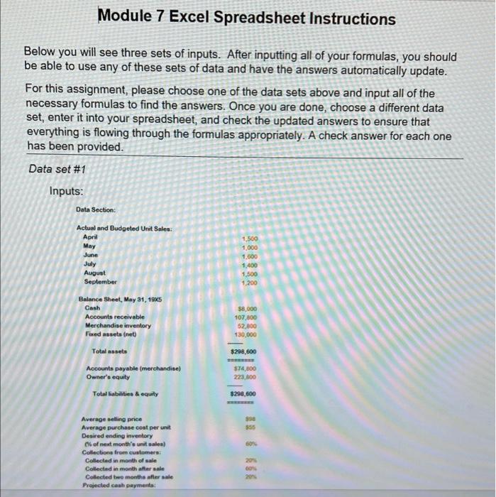 130,000 $298,600 6 Data Section: 7 8 Actual and Budgeted Unit Sales: