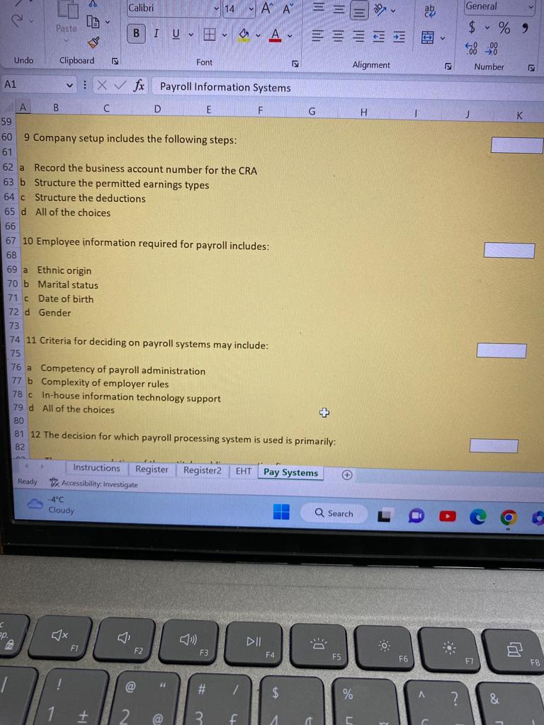 The employer retains vacation. Using the information given, the text and government