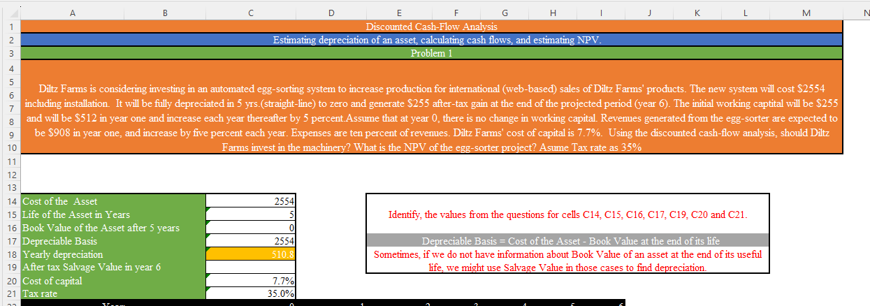 Please help me identify c19 other values for c14-c17, C20-C21 Diltz Farms