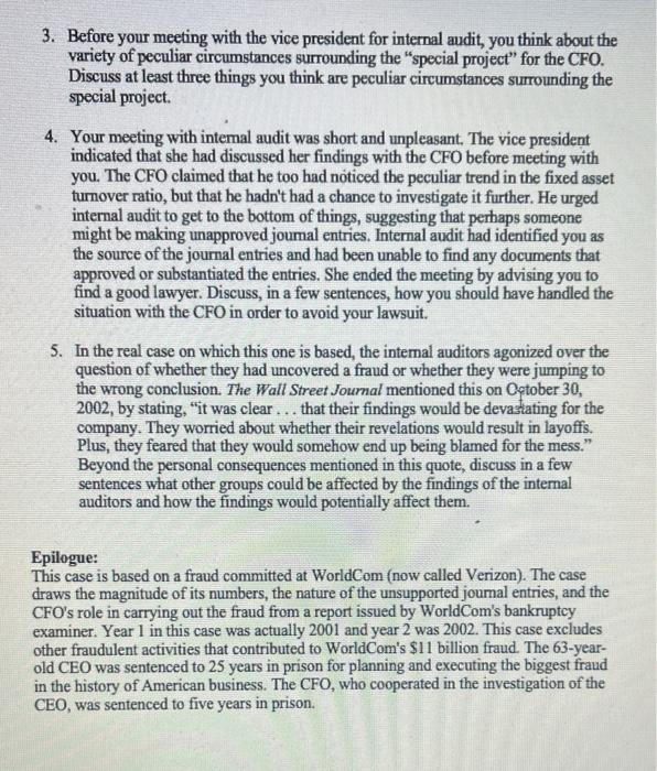 company. Your job requires you to review documents relating to the company's