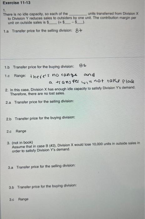 sold either to outside customers or to Division Y of the same