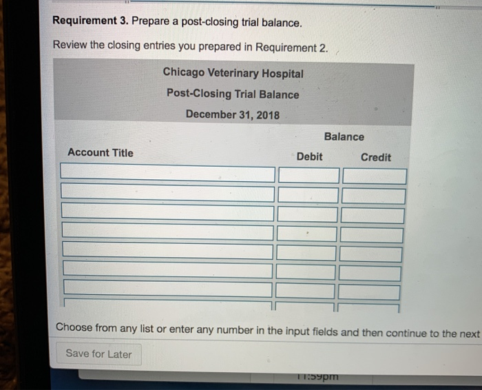 Start by closing revenues. Date Accounts and Explanation Debit Credit Dec. 31
