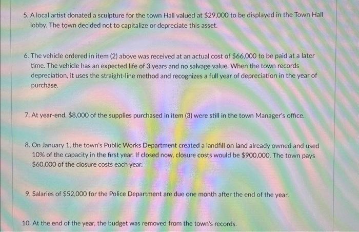 each part separately using the same information. Do not mix answers to