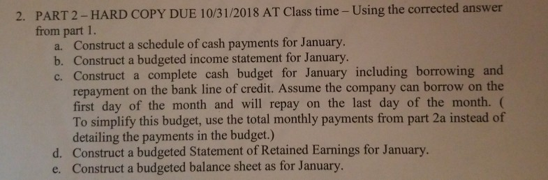 i just need to get part 2 done . i sent all