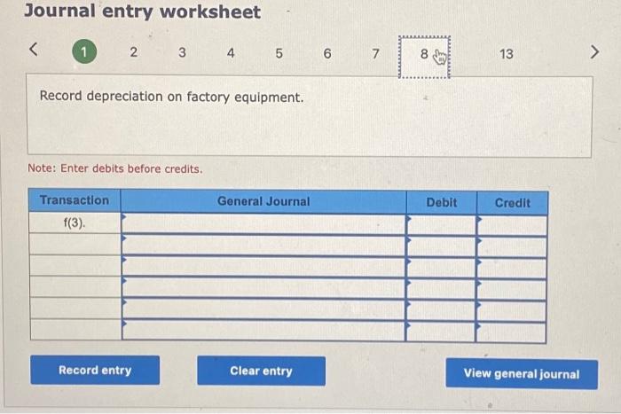 labor paid and assigned to Work in Process Inventory. Note: Enter debits