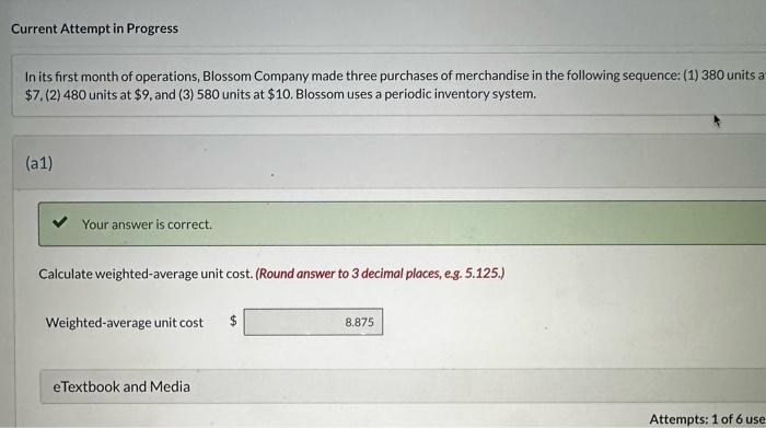  Current Attempt in Progress In its first month of operations, Blossom