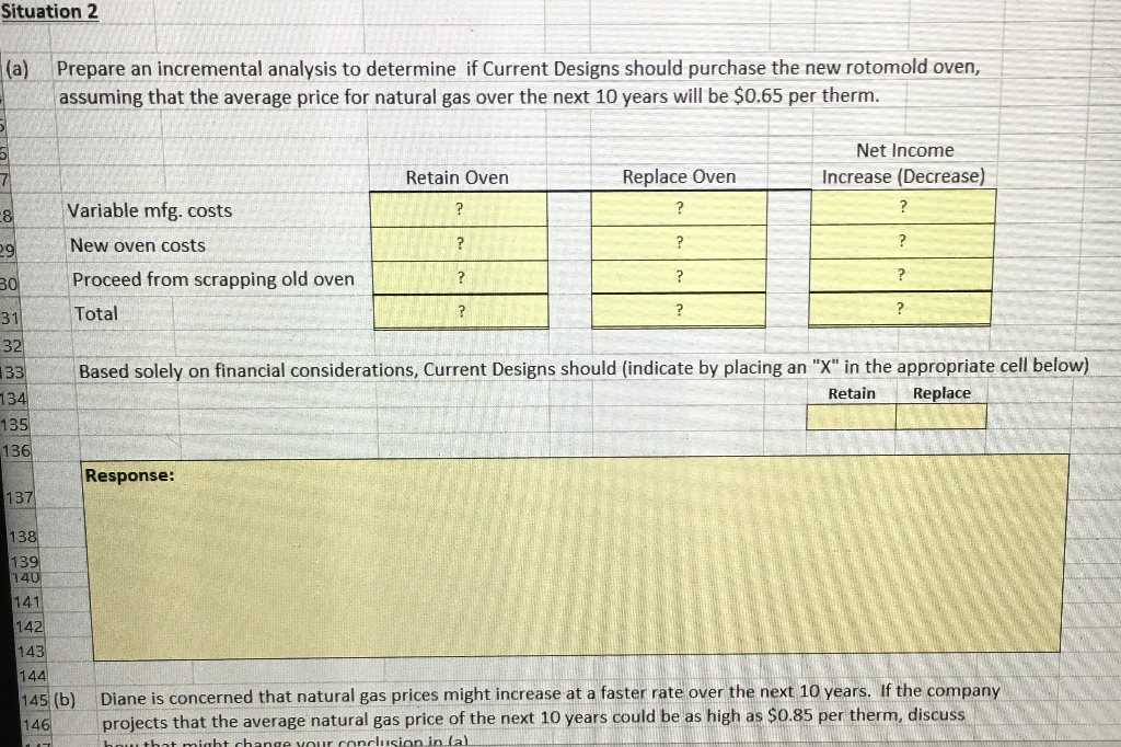 Buswell, controller, that the 8 company should consider replacing the current rotomold