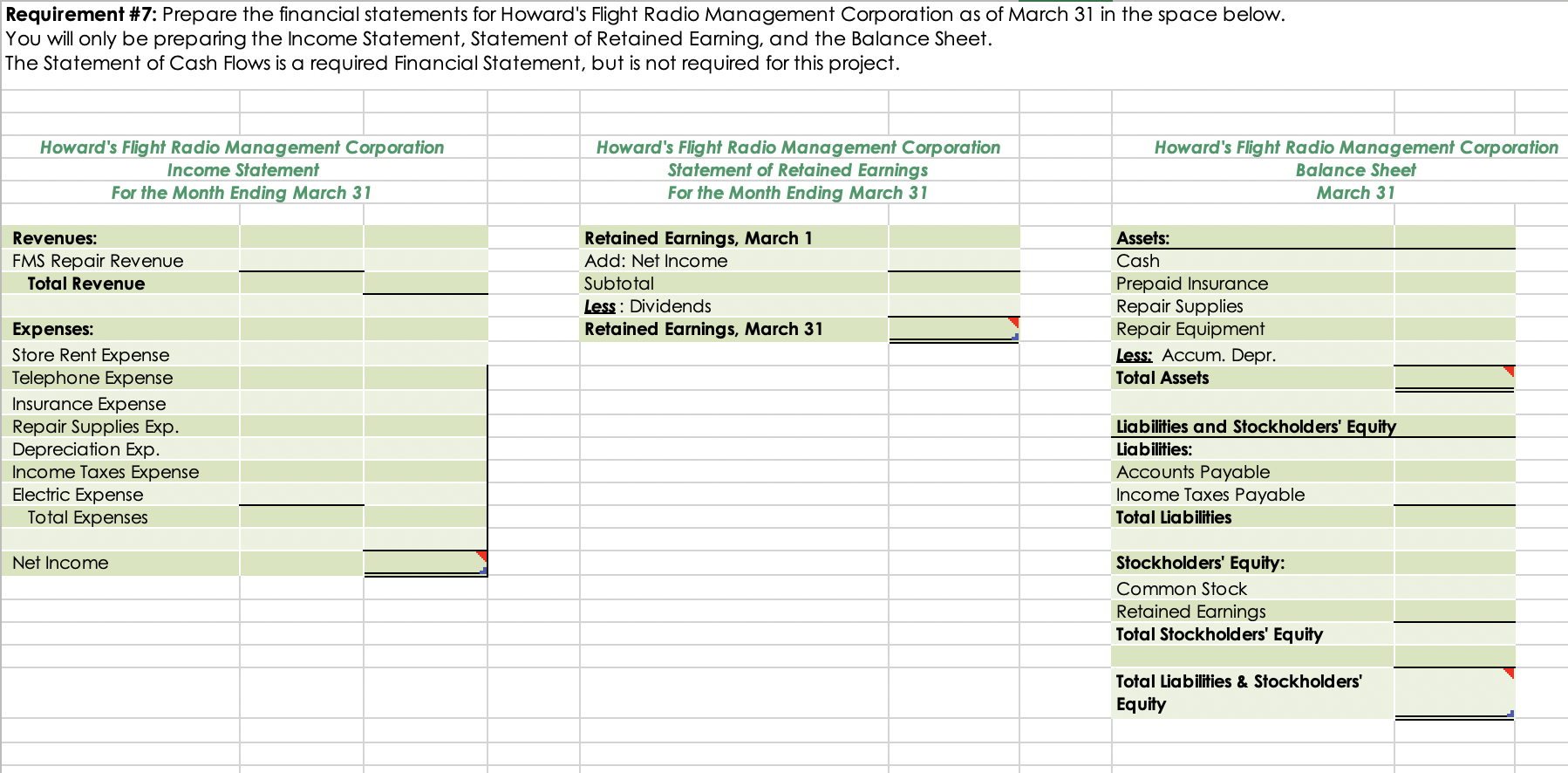 8 - Post Closing Trial Balance 12 11 Compute Ratios 11-Ratios 13