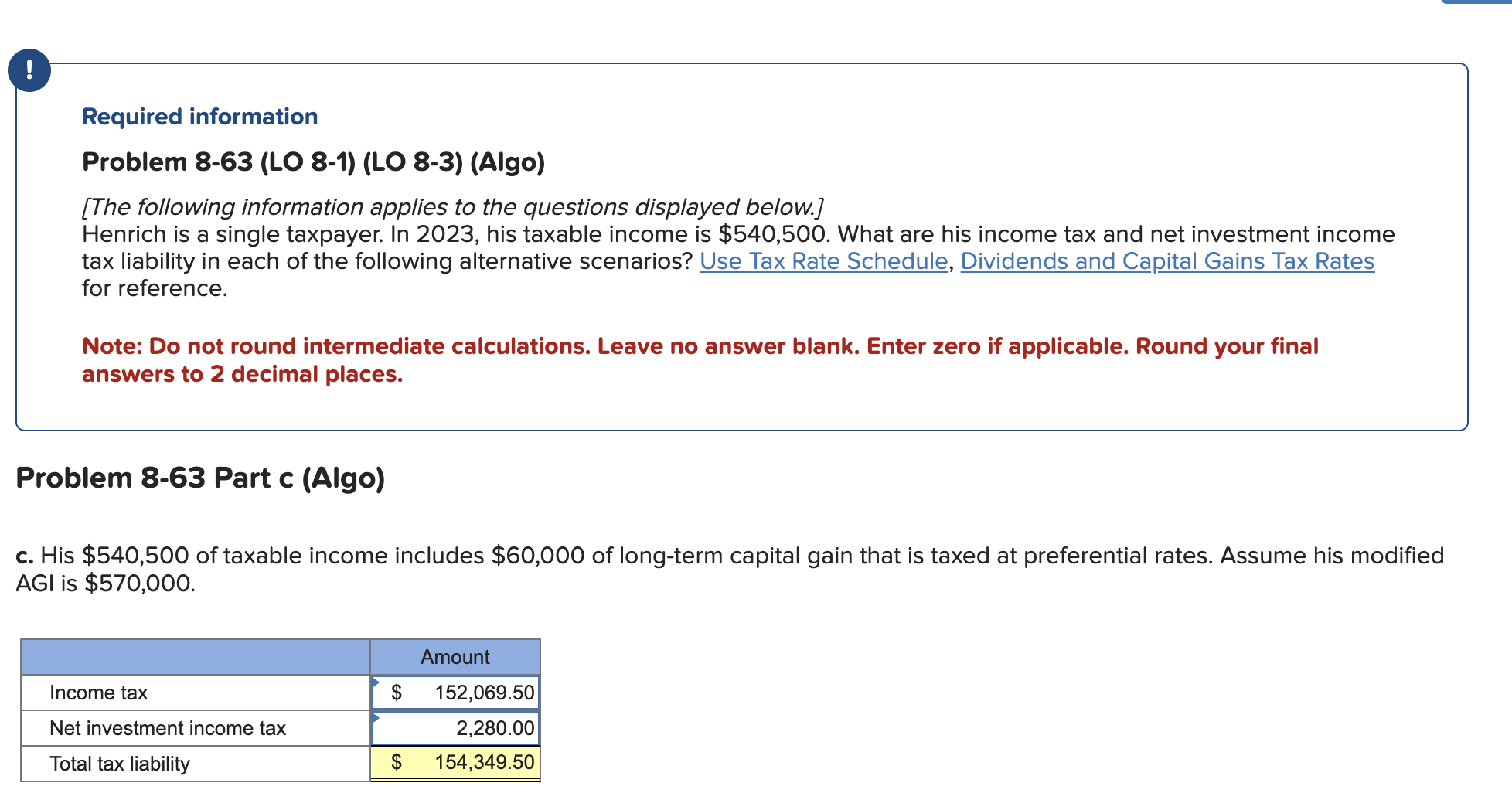  Required information Problem 8-63 (LO 8-1) (LO 8-3) (Algo) [The following
