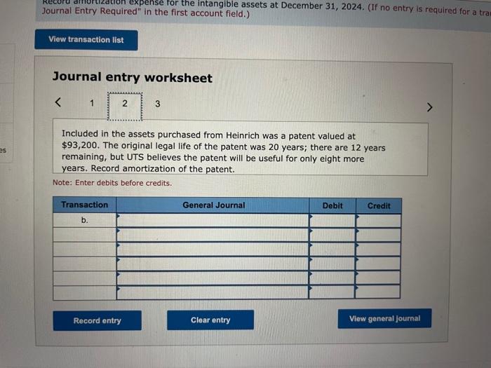 (LO7-5) The following information relates to the intangible assets of University Testing