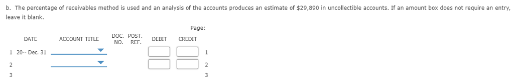 Uncollectible Accounts-Percentage of Sales and Percentage of Receivables At the end of