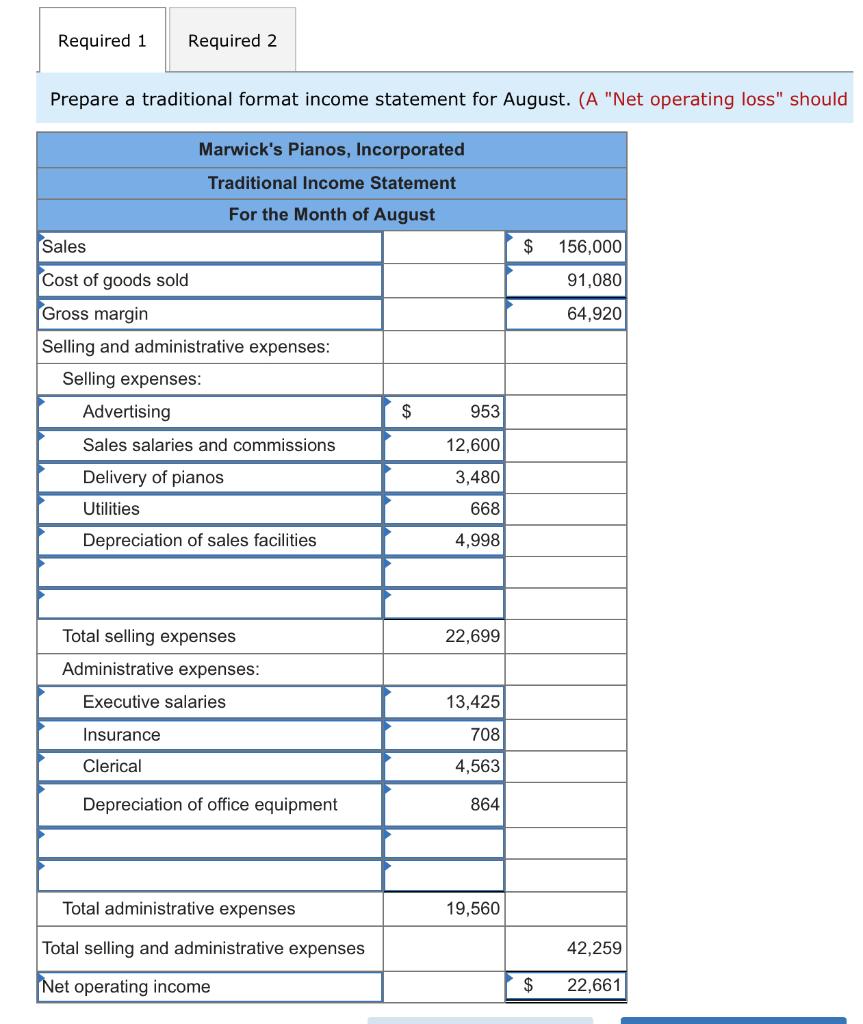 [LO1-6] Marwick's Pianos, Incorporated, purchases pianos from a large manufacturer for an